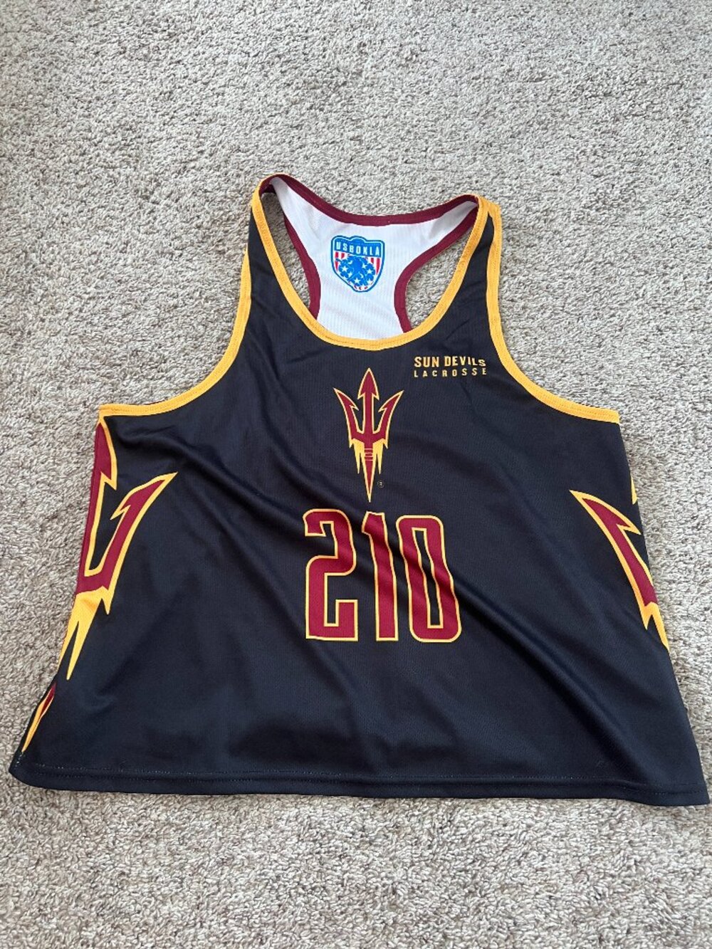 ASU Arizona State Lacrosse Jersey